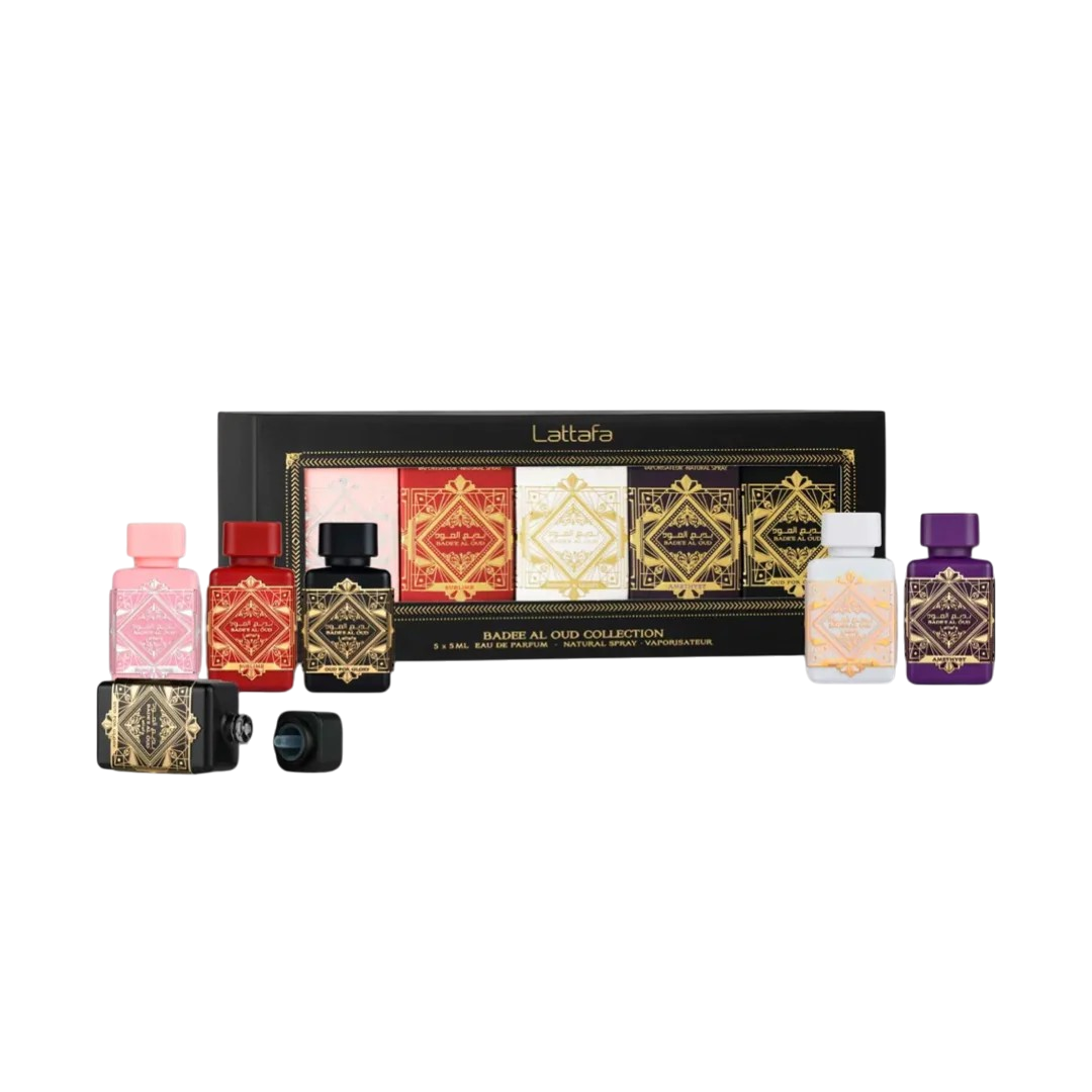 SET MINI BADEE AL OUD 5 PIEZAS 5ML