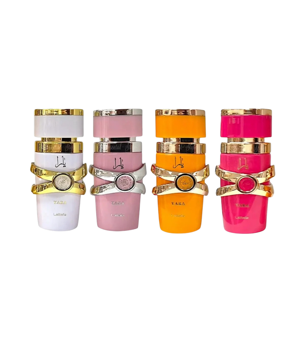 SET MINI YARA LATTAFA 4 PIEZAS 5ML